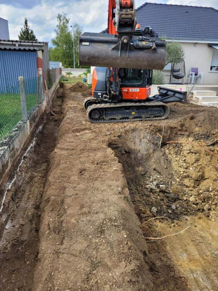 Réalisation terrassement piscine Bourges