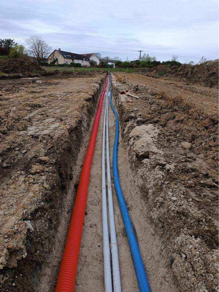 Raccordement réseaux d'eaux souterrains Bourges