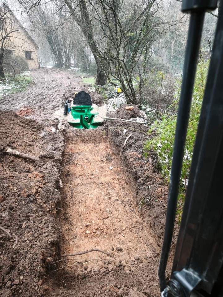 Installation de canalisations